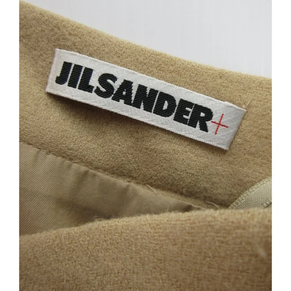 Jil Sander Skirt 4 Wool Straight Pencil Career Slit Lined Italy 40 - Picture 5 of 9